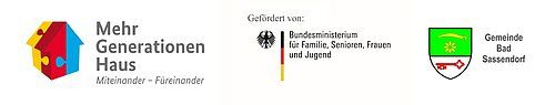 Embleme der Förderer des Mehrgenerationenhauses