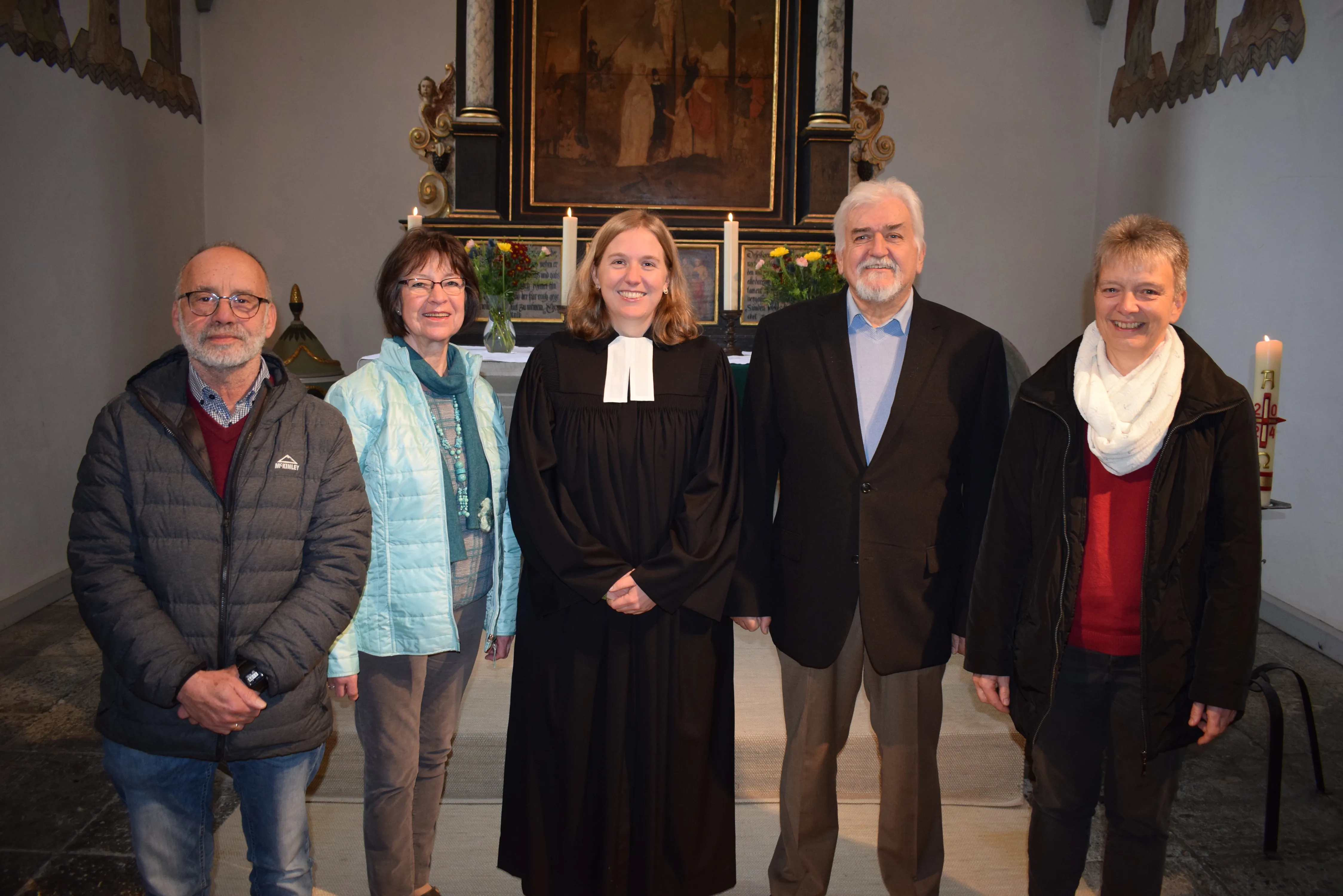 Presbyter mit Pfarrerin Anika Prüßing