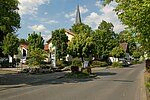 Sicht auf das MGH un Kirche