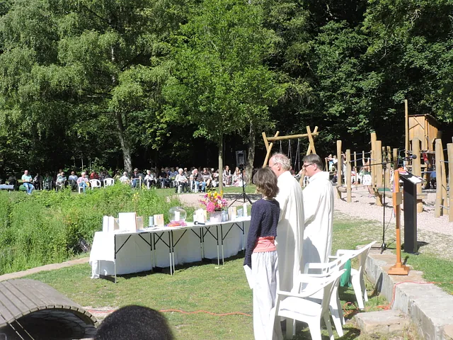 Foto: Aktion am Gabentisch