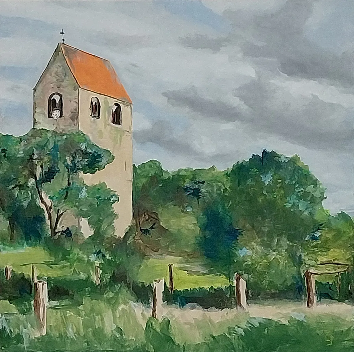 Gemälde: Dambeck bei Salzwedel
